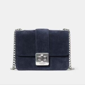 Kate Spade Phoebe Suede Turnlock Mini Flap Crossbody *NEW*